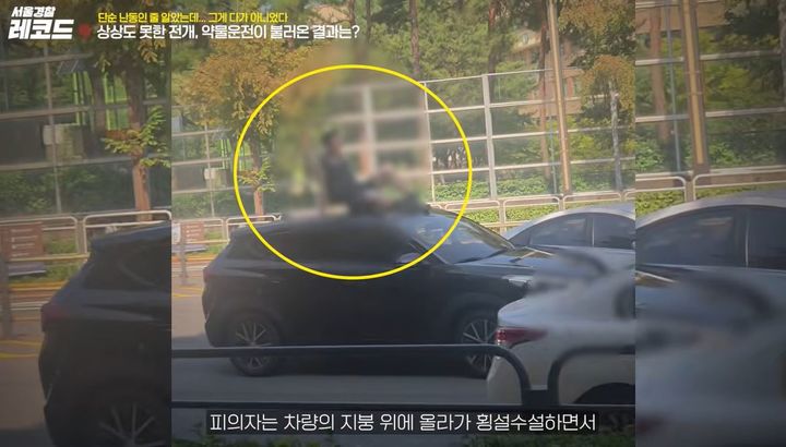 [서울=뉴시스] 다른 사람의 차량을 훔쳐 약 33㎞를 운전한 불법 체류자가 무면허 약물 운전 등의 혐의로 구속 송치됐다. (사진출처='서울경찰' 유튜브 채널 캡처) *재판매 및 DB 금지