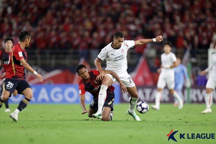 [서울=뉴시스]포항, ACLE 경기서 가시마에 완패. (사진=한국프로축구연맹 제공)
