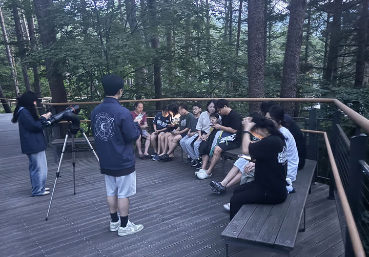 태백산국립공원은 지정 10주년을 기념해 별자리 특화 프로그램을 운영하고 있다.(사진=태백산국립공원 제공) *재판매 및 DB 금지