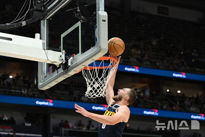 [뉴올리언스=AP/뉴시스] 미국프로농구(NBA) 덴버 너기츠의 니콜라 요키치. 2026.10.28.