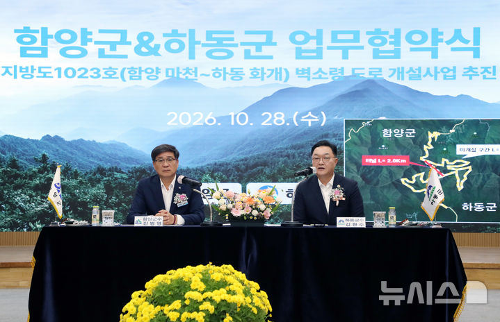 하동·함양 잇는 벽소령 도로 개설 추진…1935억 투입 전망