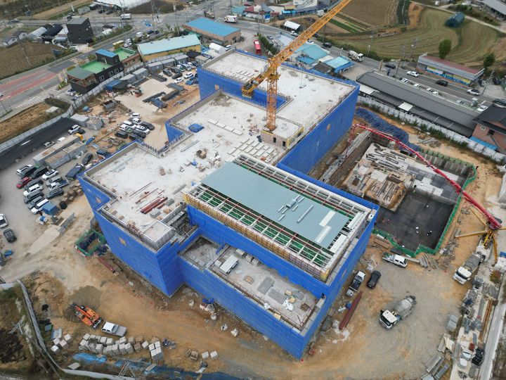 [용인=뉴시스] 용인반도체고등학교 공사 현장(사진=용인교육지원청 제공) 2026. 10. 29. photo@newsis.com *재판매 및 DB 금지